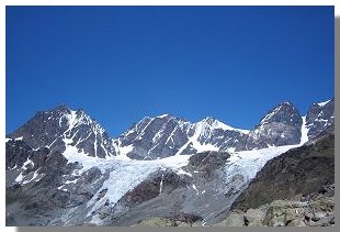 I pizzi Roseg, Scerscen e Bernina (foto M. Dei Cas)