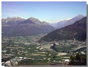 Il Pian di Spagna visto da Osiccio di Sotto. Foto di M. Dei Cas