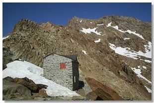 Il rifugio Desio. Foto di M. Dei Cas