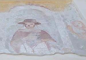 Rappresentazione della morte ad Alfaedo, sopra Sirta. Foto di M.  Dei Cas