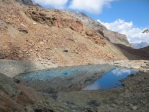 Il laghetto inferiore di Sassersa. Foto di M. Dei Cas