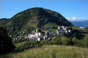 Campo Tartano, visto dal Frasnino. Foto di M.  Dei Cas