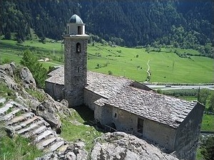 Il dosso sul quale sorgeva il castello di Boffalora, di cui non resta traccia alcuna. Foto di M.  Dei Cas