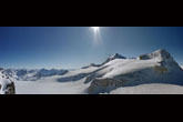 Panorama innevato dal bivacco Colombo (foto Beno)