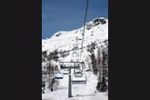 La seggiovia che porta alla Cima Motta  (foto F. Vaninetti)
